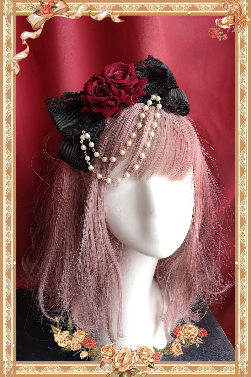Infanta - Elegant Lolita Headdress Flower Clip