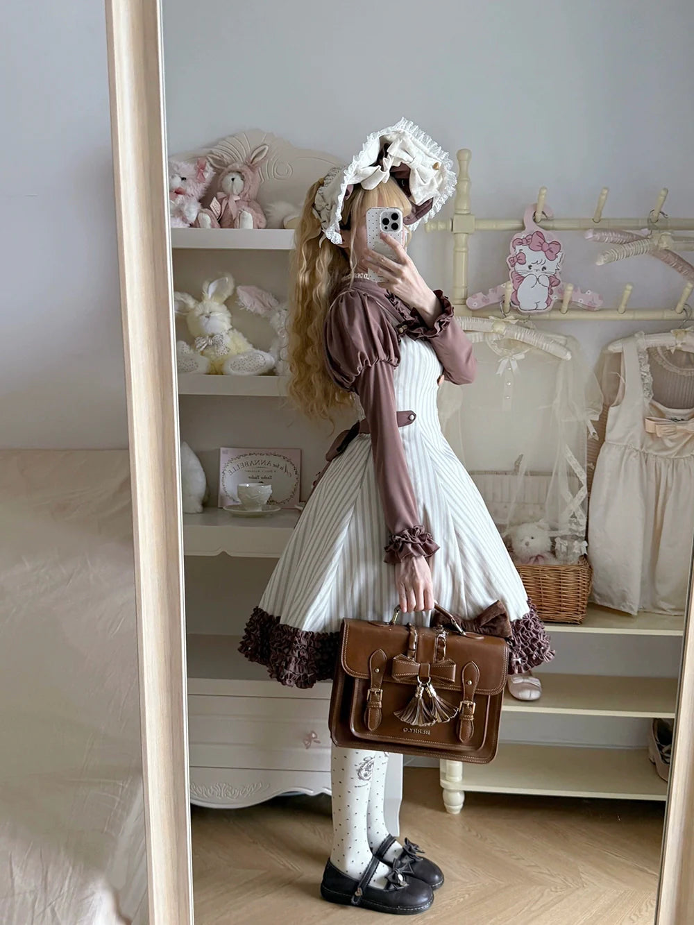 Miss Point - Classic Lolita JSK Customized Stripe Lolita Dress