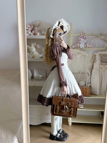 Miss Point - Classic Lolita JSK Customized Stripe Lolita Dress