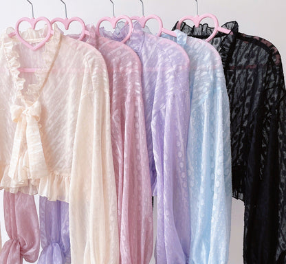 Sakurada Fawn - Chiffon Puff Sleeve Lolita Cardigan