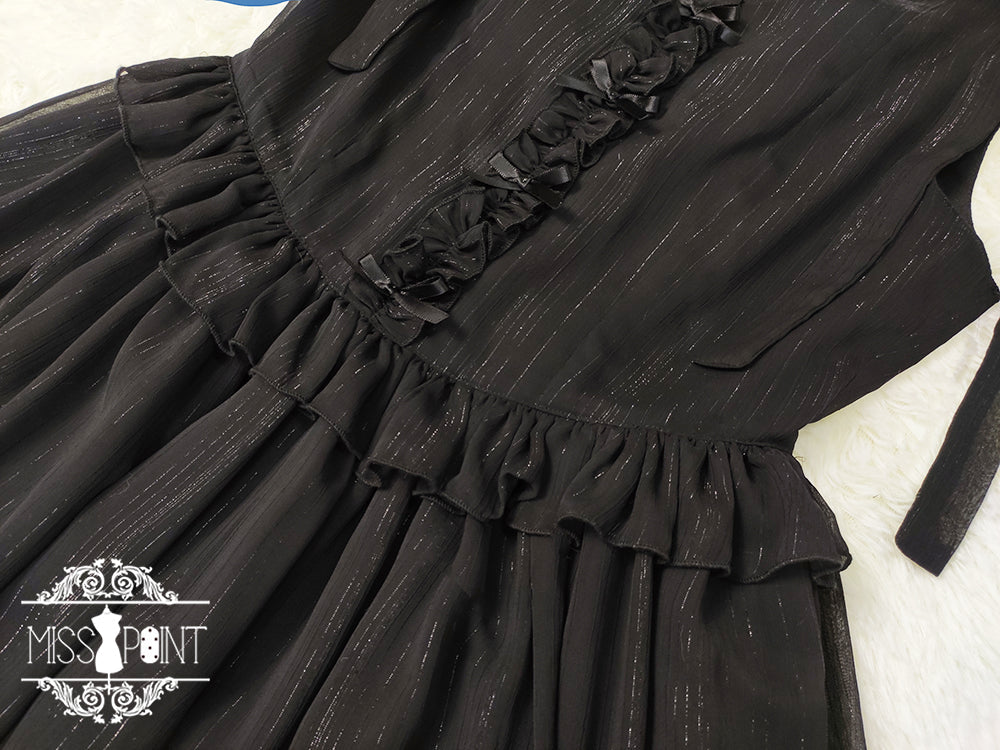 Miss point - Rhine Riverside - French Vintage Chiffon Lolita JSK