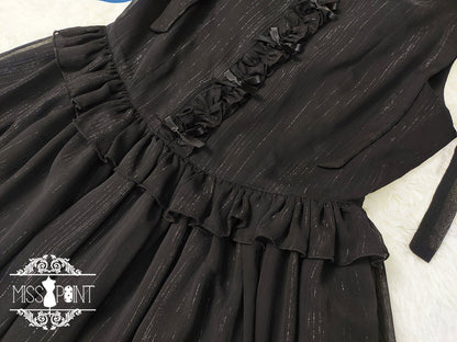 Miss point - Rhine Riverside - French Vintage Chiffon Lolita JSK