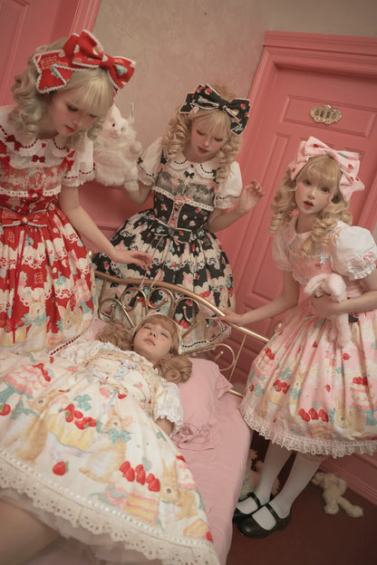 Dark Star Island - Honey Bunny Cake - Sweet Lolita JSK/OP/Strap SK/Shirt