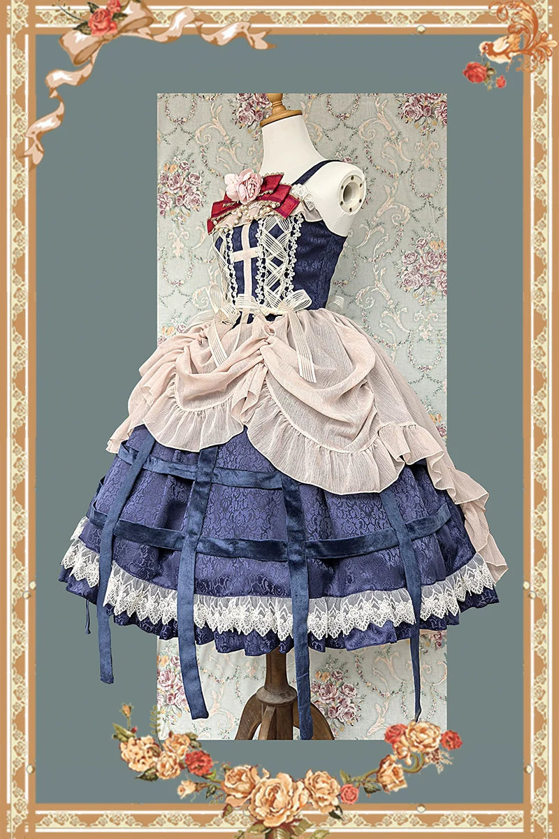 Infanta - Lilith's Cage - Gothic Lolita JSK Dress & Blouse