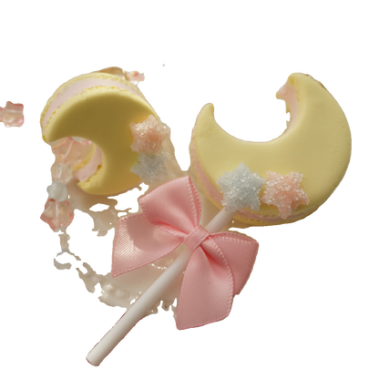 Cat Tea Party - Kwaii Lolita Accessories Moon Lollipop Clay Necklace Ring