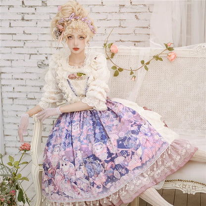 Miss Point - Elizabeth Meow - Classic Lolita Blouse Lotus Root Sleeve Lolita Shirt