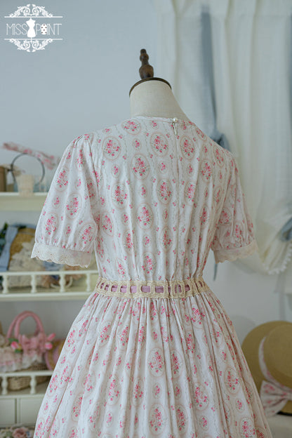 Miss Point - Happy Summer Elegant Lolita Floral OP Dress