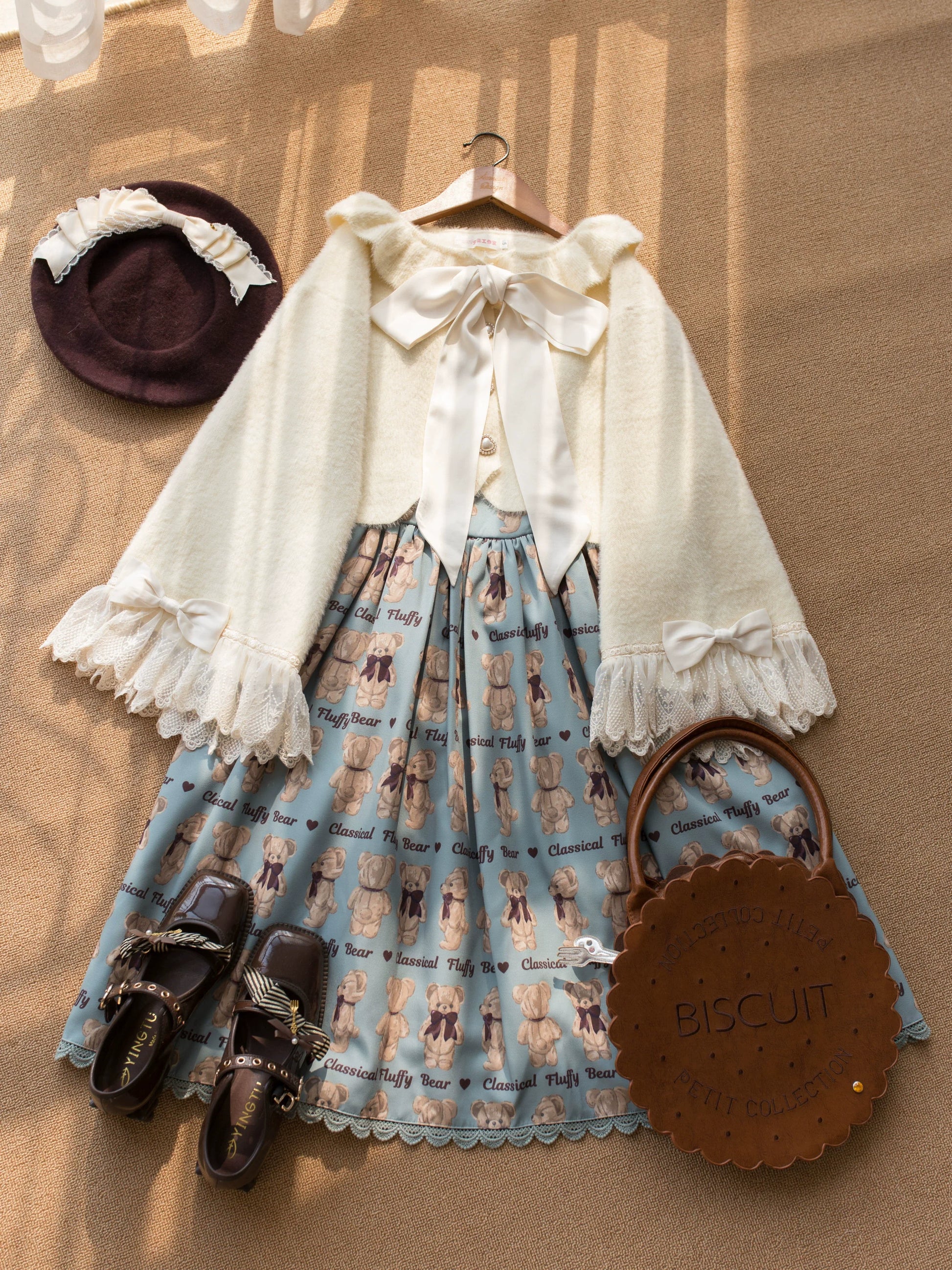 MIST - Qian's Letter - Sweet Lolita Sweater Winter Cardigan Coat