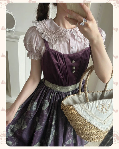 Summer Fairy - Cloud Dream - Sweet Lolita Shirt Peter Pan Collar Innerwear