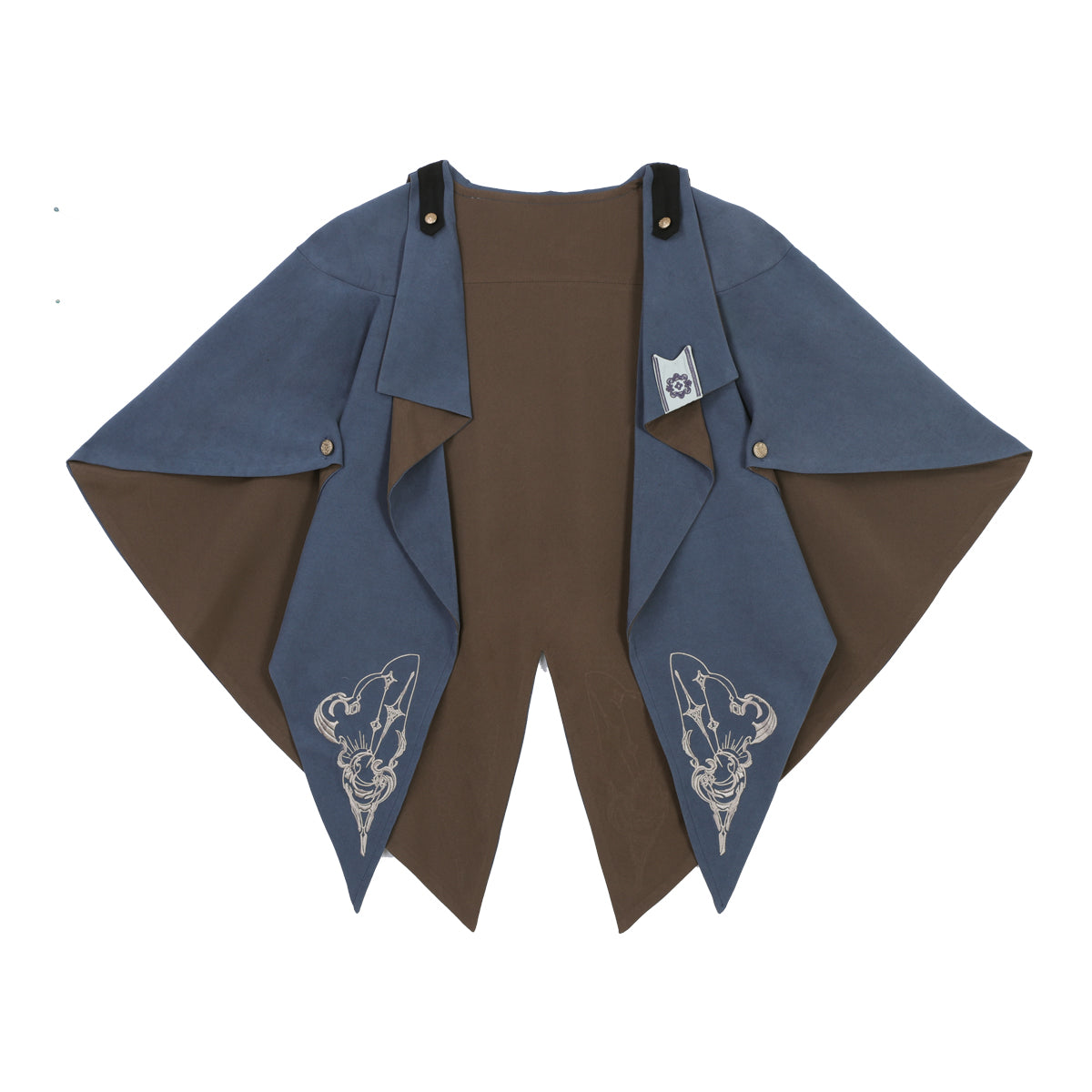 Designer's Gift - Narrative Poem - Ouji Lolita Shorts Suit with Shirt Cape and Vest