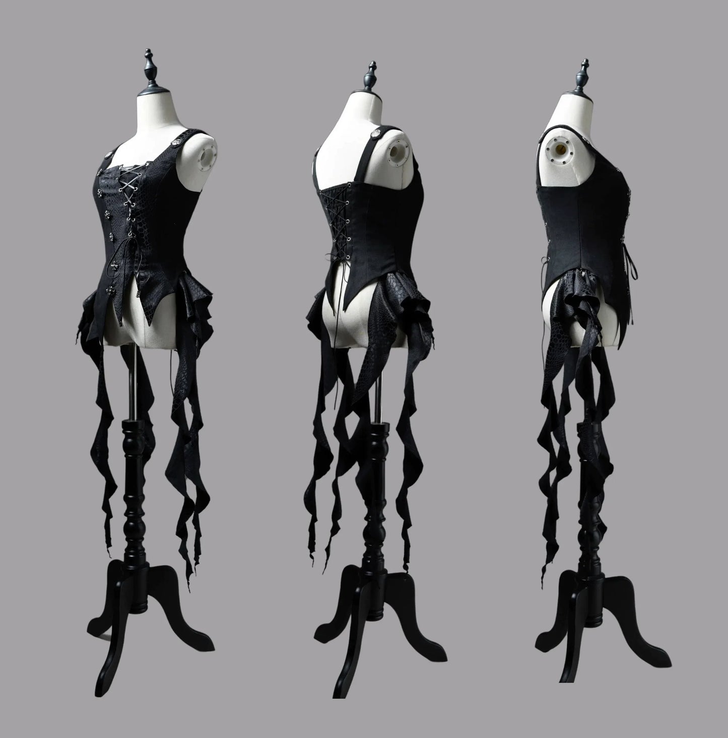 Wuyuzhe - Dragoon Knight 3.0 Version - Western Fantasy Style Lolita Irregular Skirt Set Lolita Vest