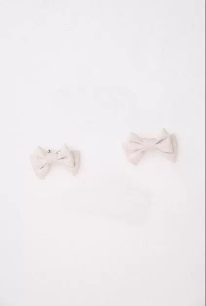 ZJstory - Sonnet Summer - Sweet Lolita Accessory Set Bow KC Hairband Waist Tie