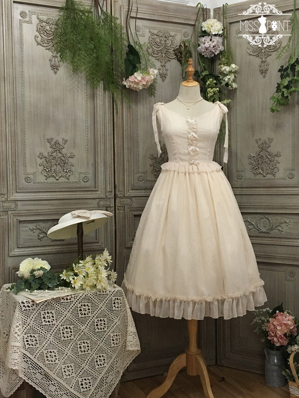 Miss point - Rhine Riverside - French Vintage Chiffon Lolita JSK