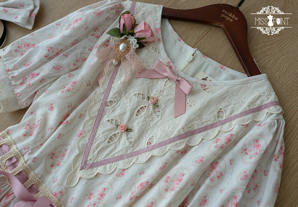 Miss Point - Happy Summer Elegant Lolita Floral OP Dress