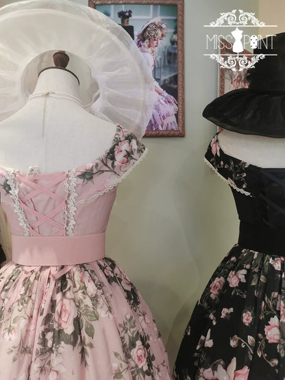 Miss Point - French Rose - Elegant Lolita JSK Dress