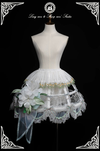 Long and Pointed Ears - Lily Overture - Wedding Lolita Dress Set Bridal Dress