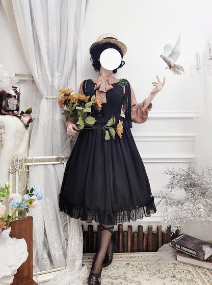 Miss point - Rhine Riverside - French Vintage Chiffon Lolita JSK