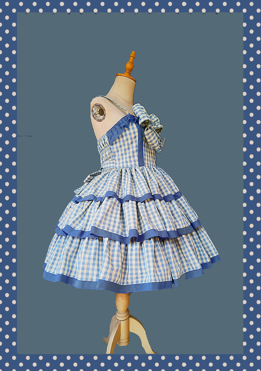Infanta - Cloth Cat - Kawaii Lolita JSK Multi-Color Tiered Ruffles Dress
