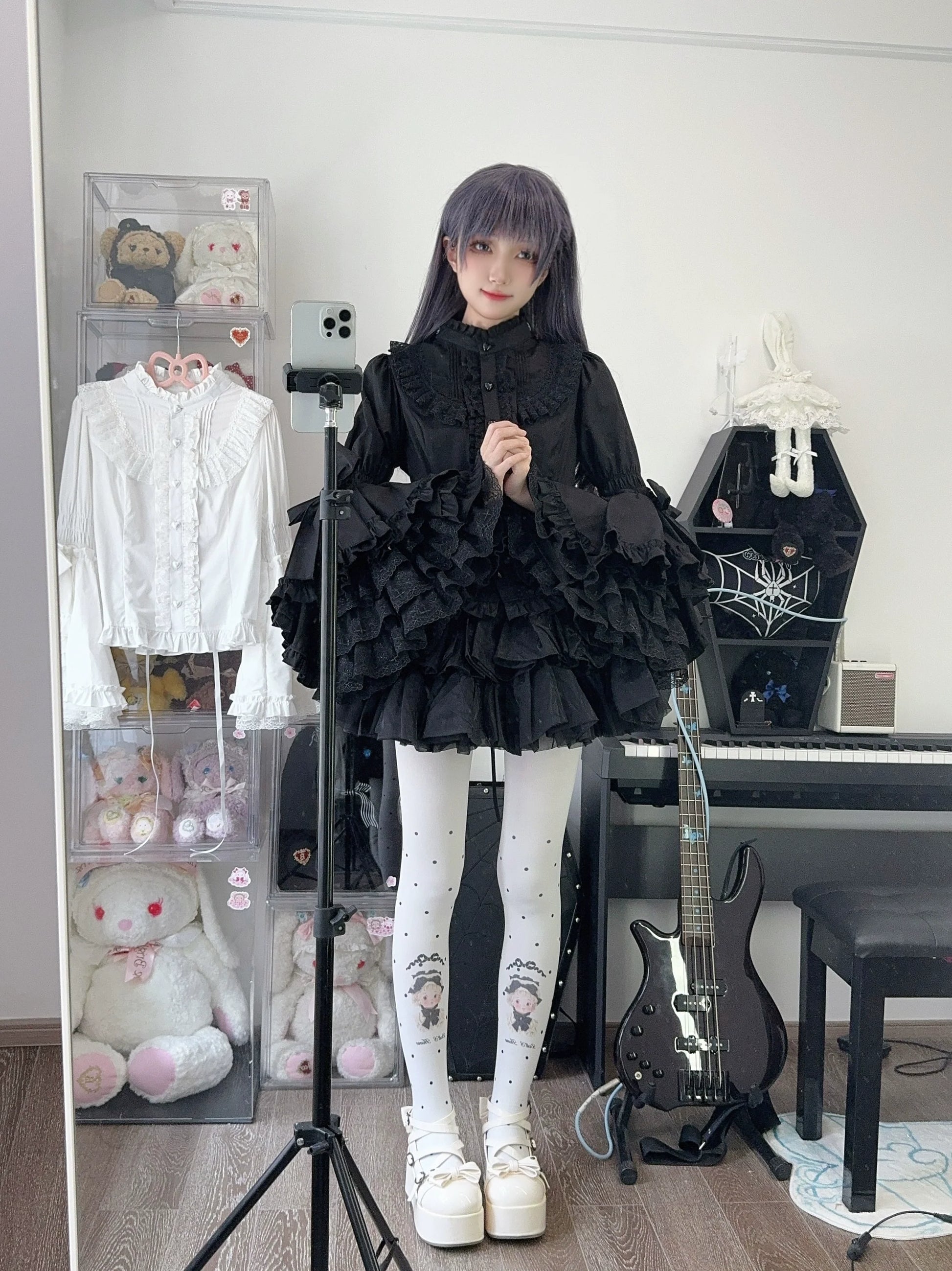 Twilight Zone - Sweet Lolita Blouse Princess Sleeve Shirt Inner Wear