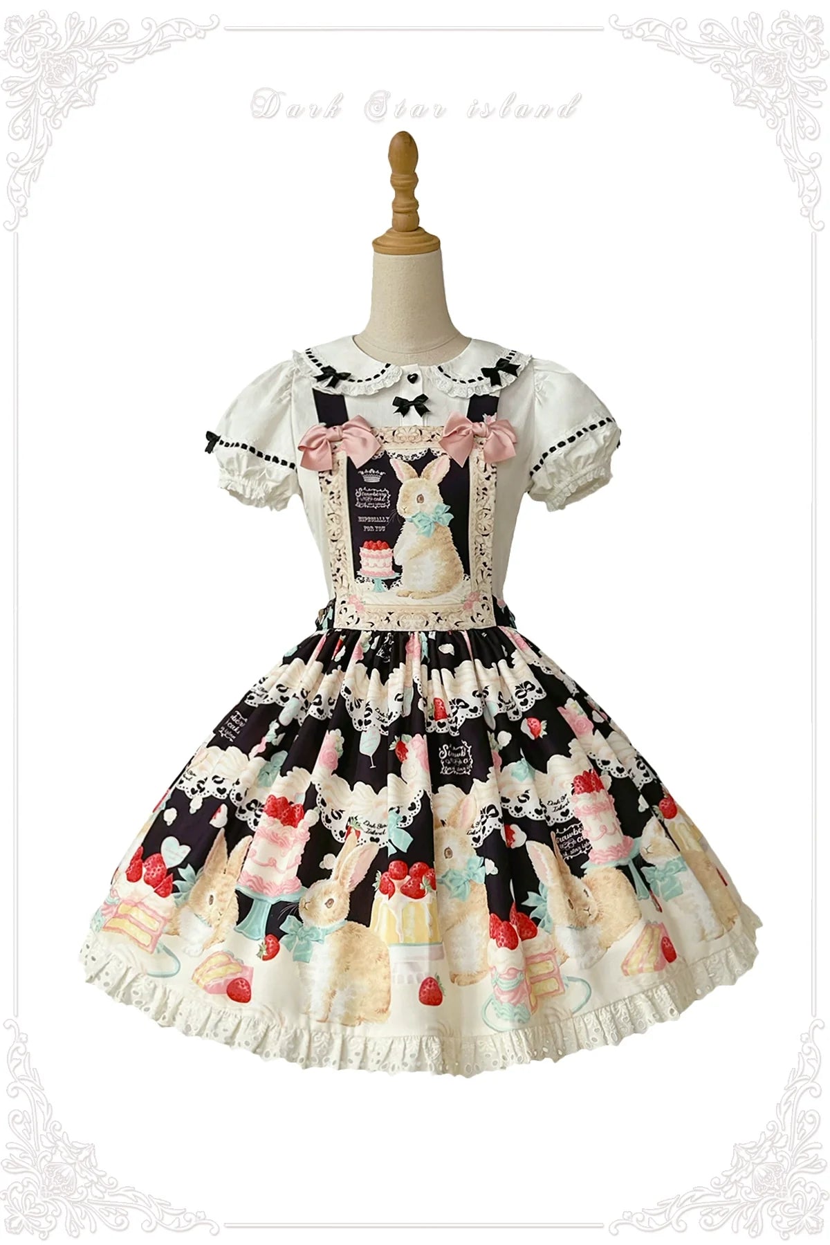 Dark Star Island - Honey Bunny Cake - Sweet Lolita JSK/OP/Strap SK/Shirt