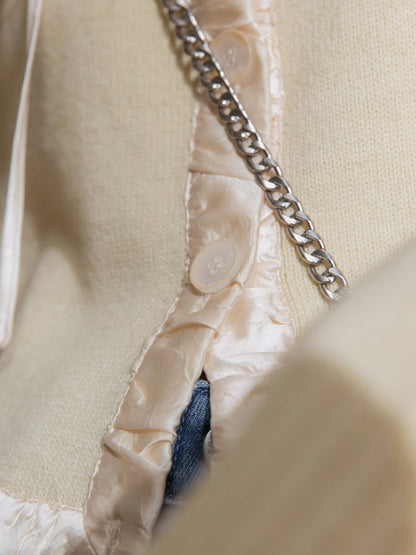 Ribbon wool cardigan【s0000007211】