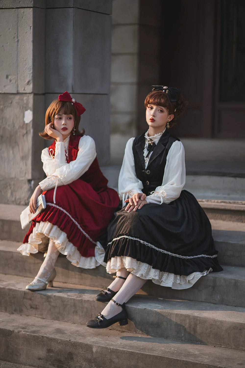 Miss Point - Rose Doll - Elegant Lolita Mutton Sleeve Blouse