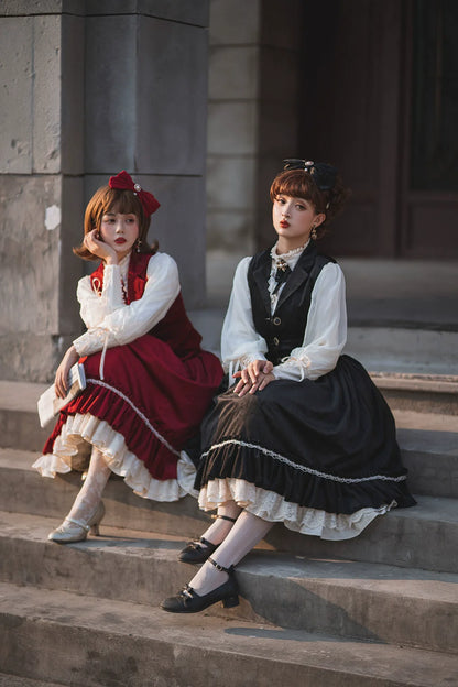 Miss Point - Rose Doll - Elegant Lolita Mutton Sleeve Blouse