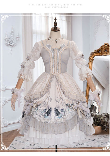 YingLuoFu - Rose Girl - Lolita Tea Party Wedding OP Dress