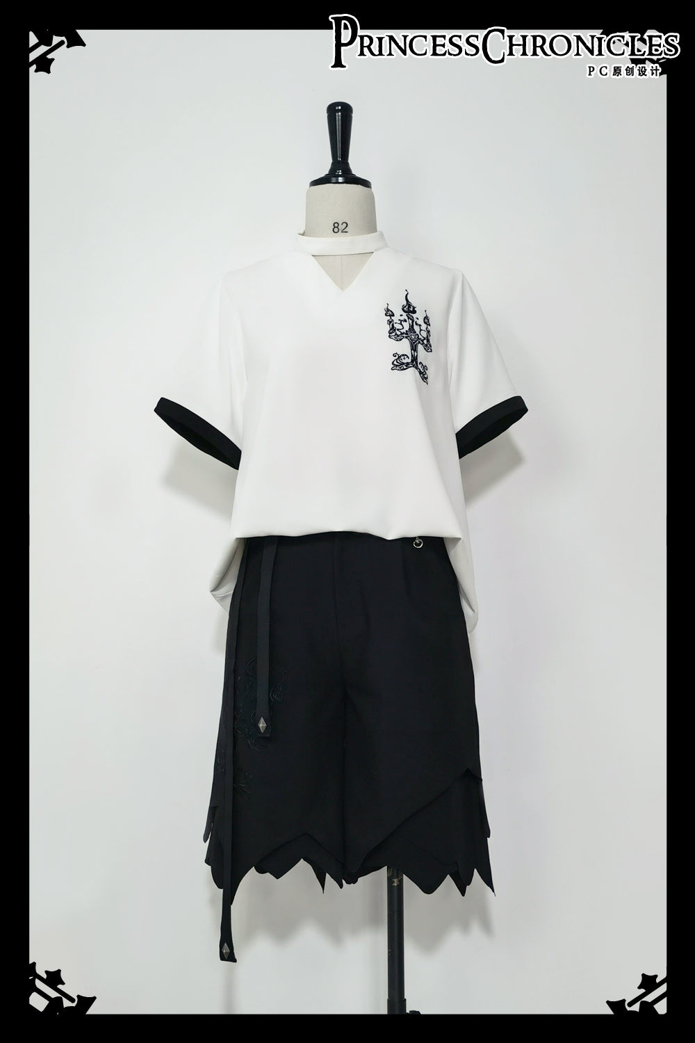 Princess Chronicles - LueYingGuiTan - Ouji Lolita White Embroidery Shirt