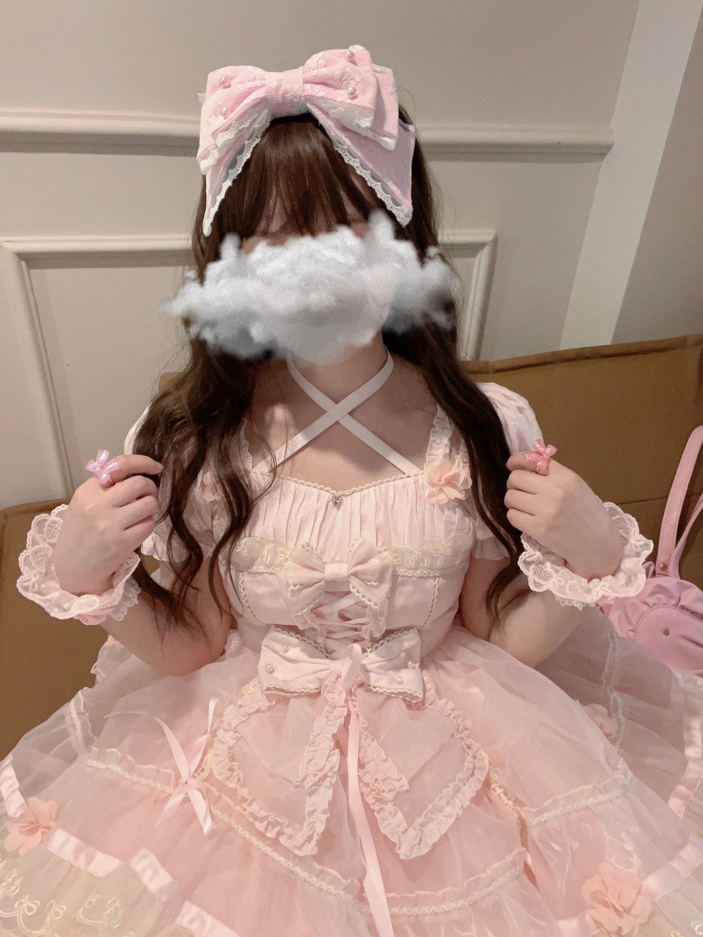 Cheese Cat - Sweet and Happy Flower Limited Lolita Cuff