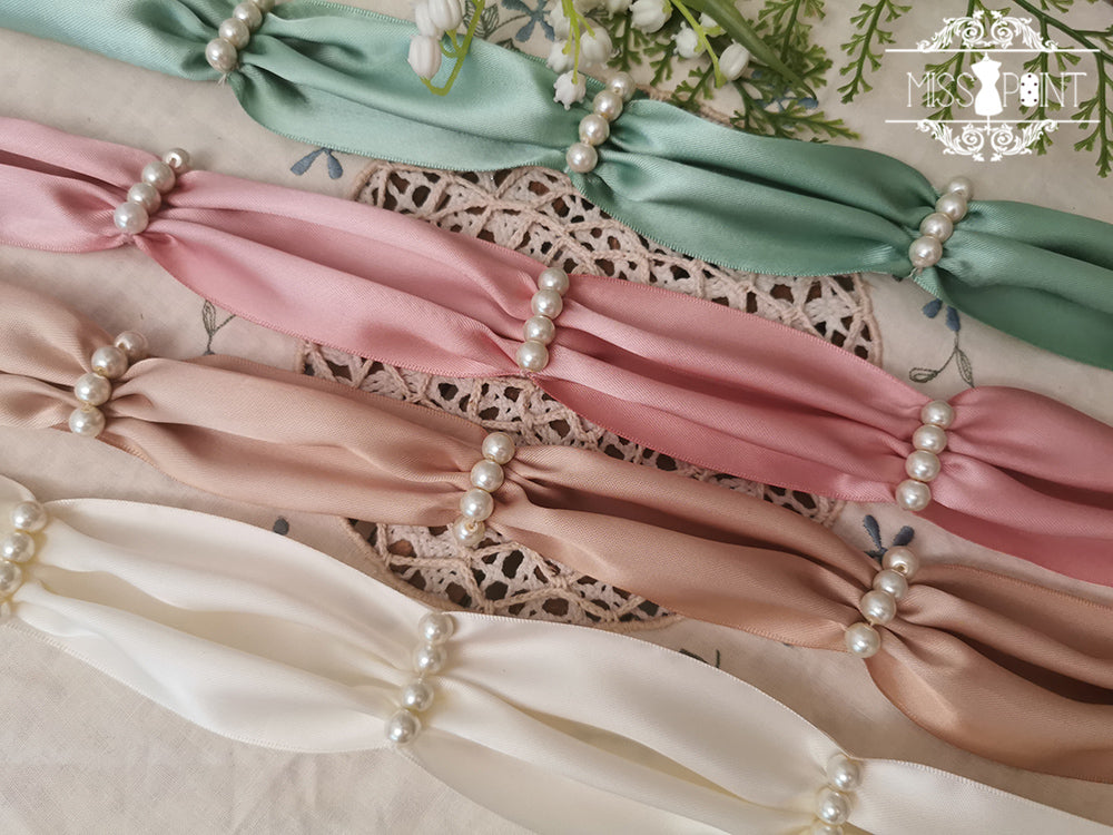 Miss Point - The Sally Gardens - Multicolors Ribbon Lolita Sash