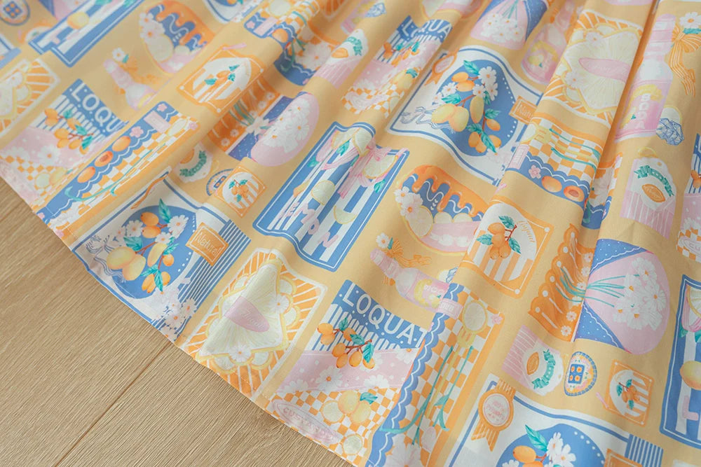 Miss Point - Daisy Lemon - Kawaii Lolita Lemon Print JSK Customized