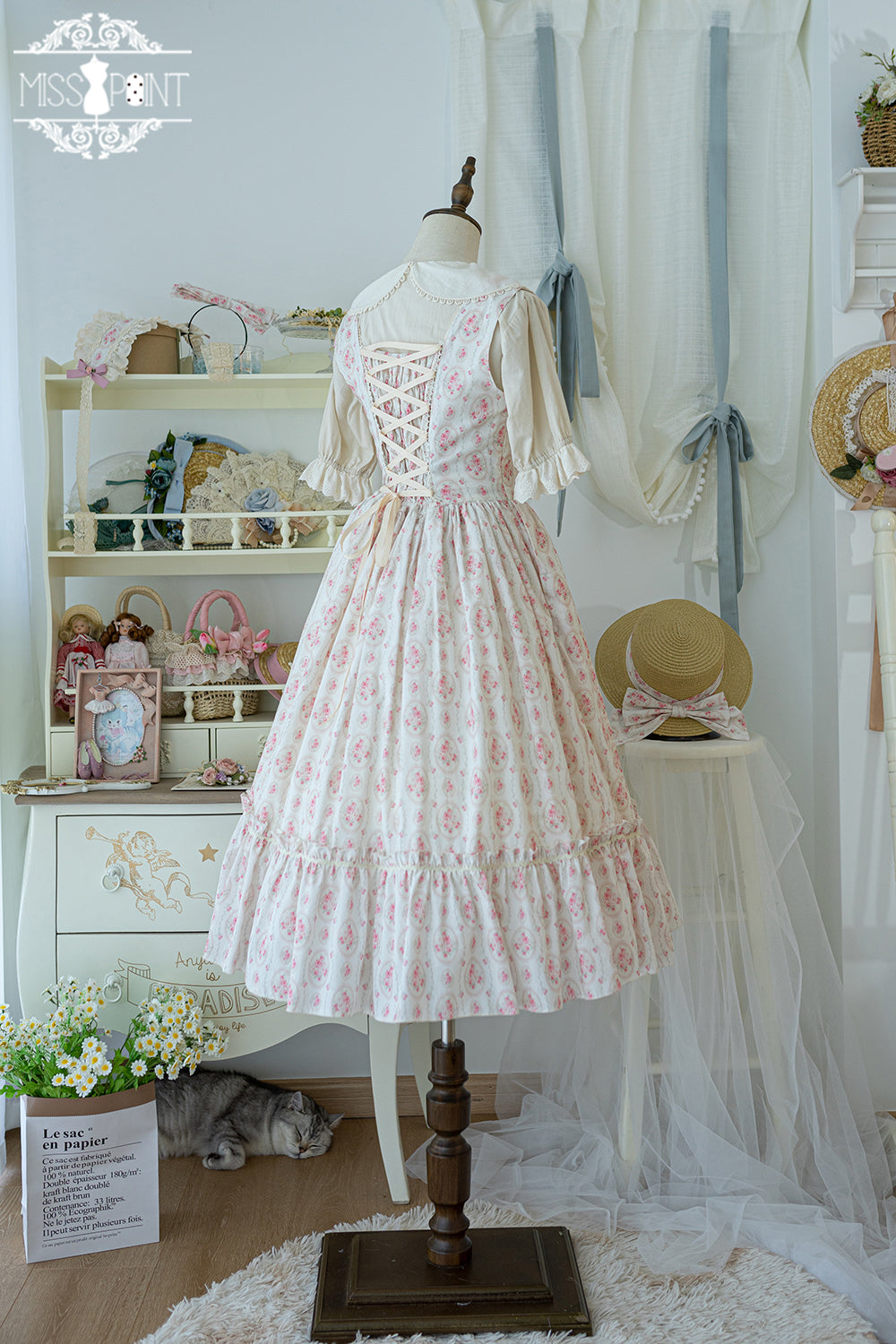 Miss Point - Happy Summer - Elegant Lolita Floral JSK Dress