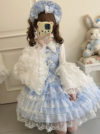 Sugar Girl - Love Overture - Sweet Lolita JSK, Tiered Ruffles Dress