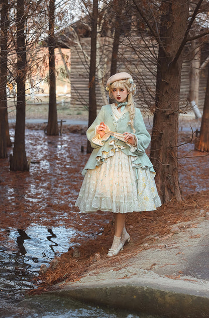 Fantastic Wind - Resurrection - Elegant Embroidery Lolita JSK Set