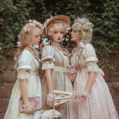 Miss Point - The Sally Gardens - Multicolors Ribbon Lolita Sash