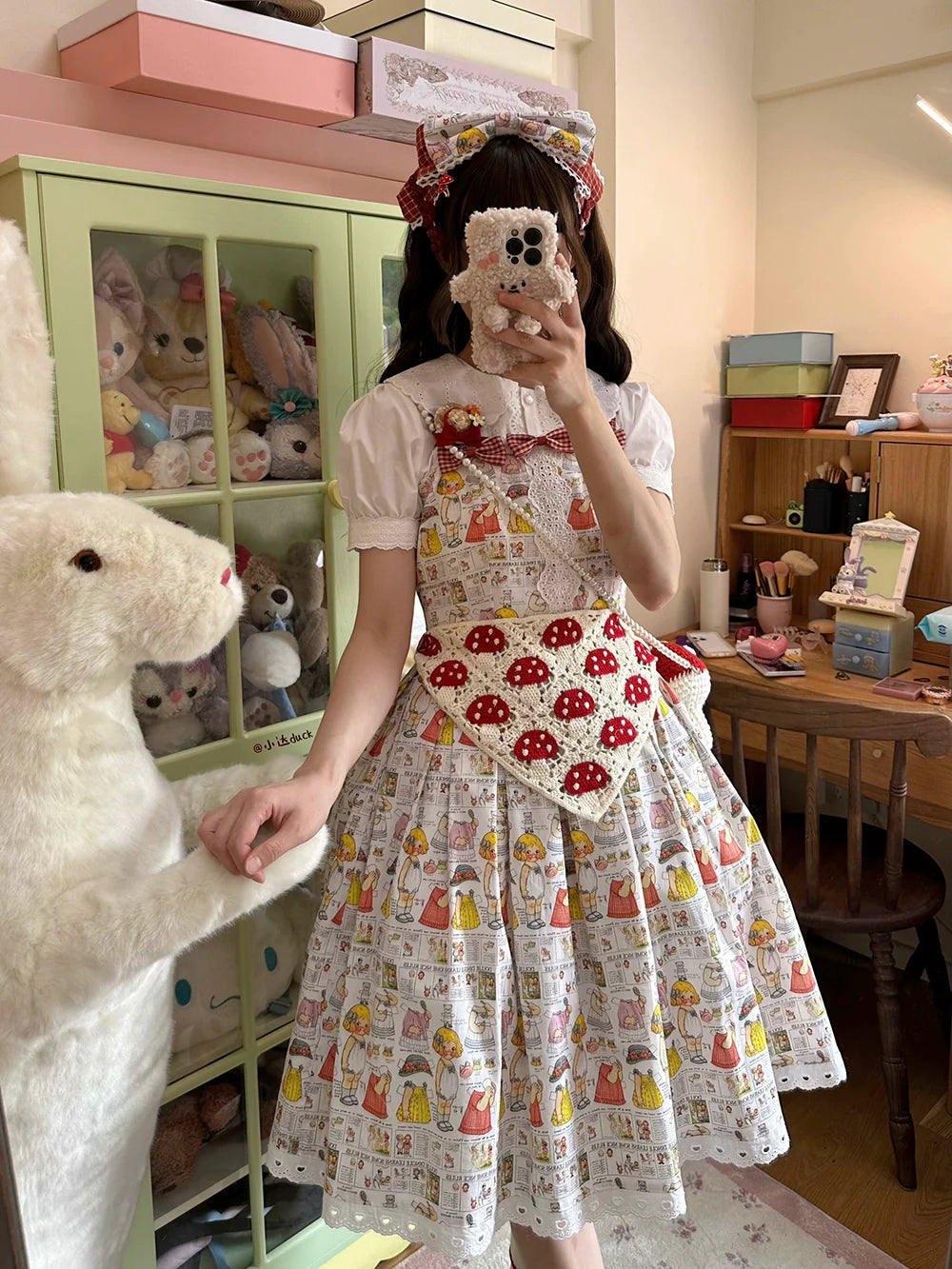 Miss Cube - Dress Up Dolls - Summer Kawaii Lolita JSK Dress Customized Size