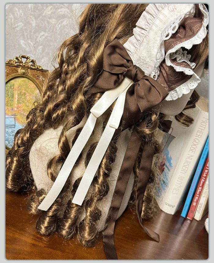 Alice Girl - Sea Salt Fairytale - Sweet Lolita Headdress Built-in Wire BNT and Bow KC