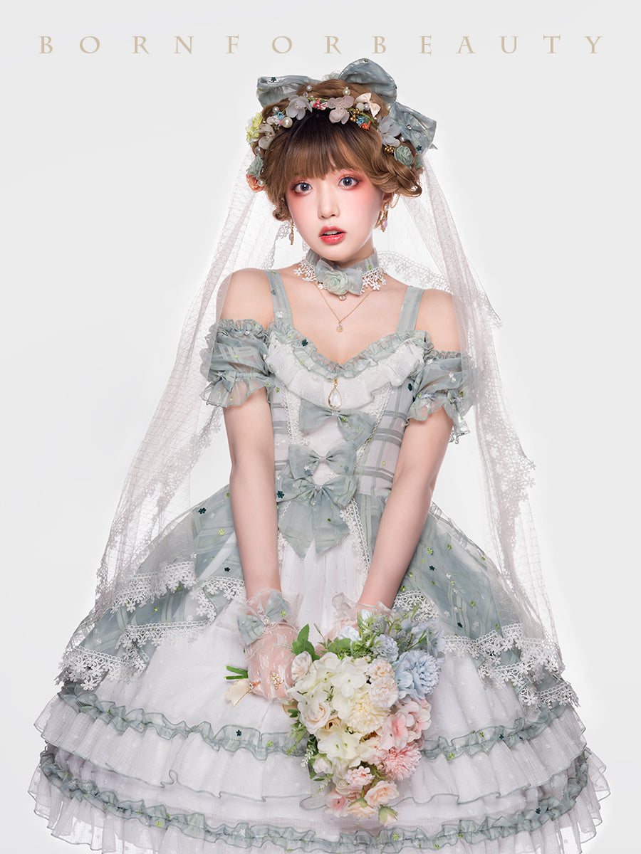 Youpairui - Bucharest - Calssic Lolita Jumper Dress Set