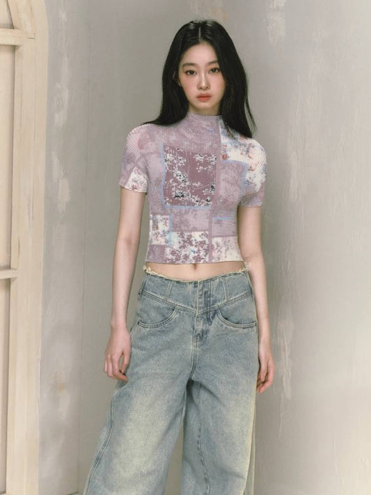 Stretch short tops【s0000009236】