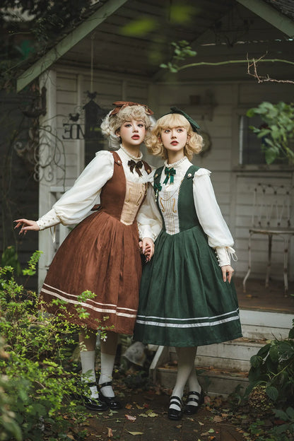 Miss Point - Customized Lolita Jumper Dress - Elegant College Lolita JSK