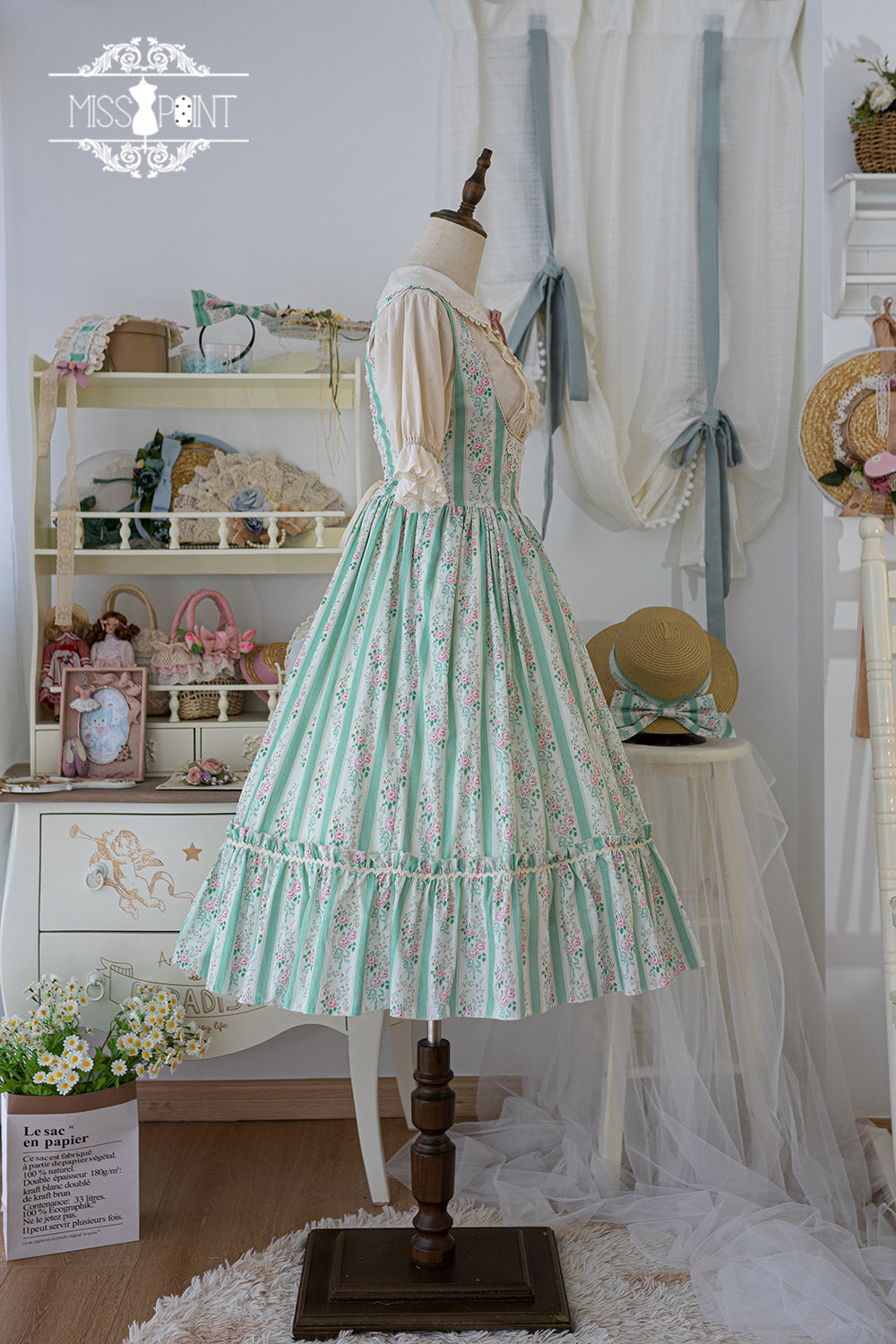 Miss Point - Happy Summer - Elegant Lolita Floral JSK Dress