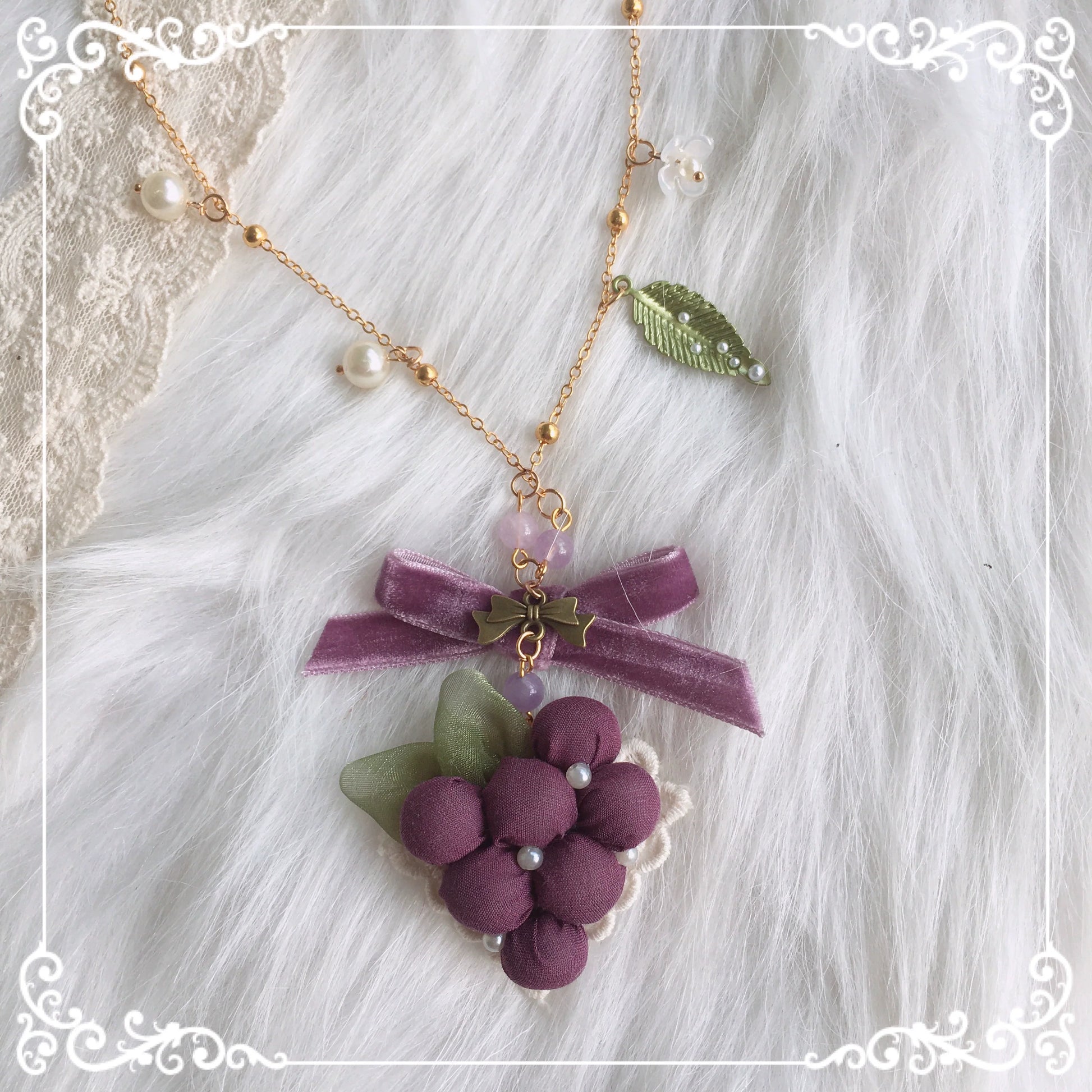 Chestnut Lolita - Louvre Vineyard Accessory Hairband Retro Lolita KC