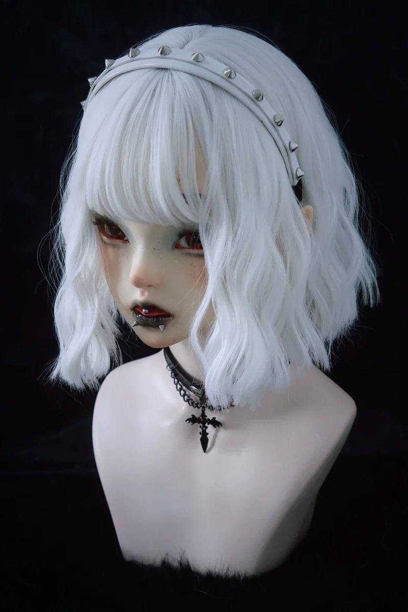 Strange Sugar - Gothic Lolita KC Faux Leather Punk Lolita Hair Accessories