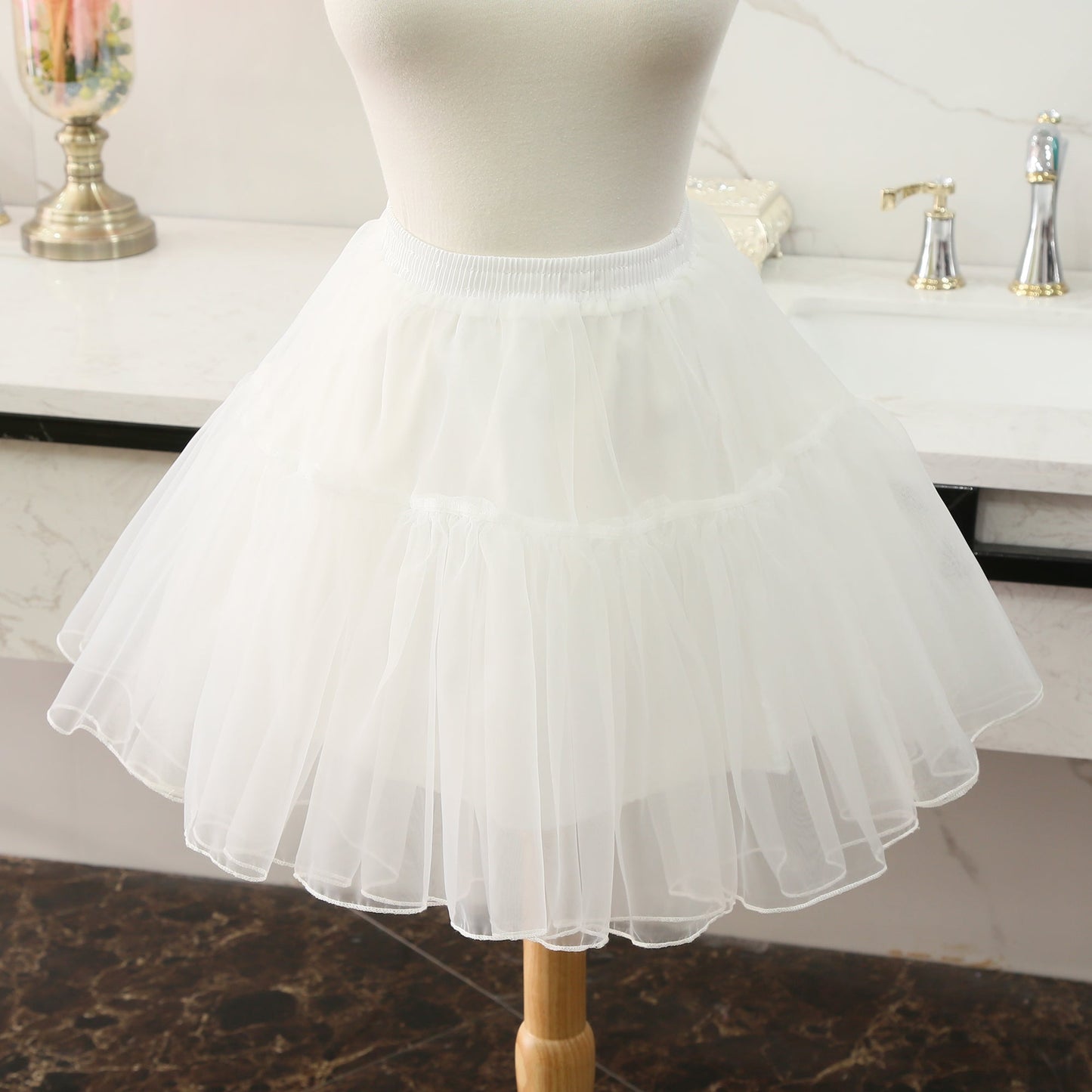 Manyiluo - Jenny Ku - Daily Lolita 17.7 (45 CM) Boneless Puffy Petticoat"