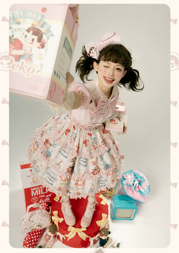 Summer Fairy - IP Collab Kawaii Lolita Dresses OP Home Wear Salopette Cardigan SK