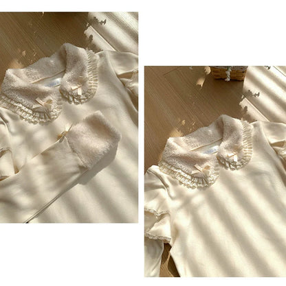 With PUJI - Sweet Lolita Innerwear Autumn and Winter Lolita Sweater