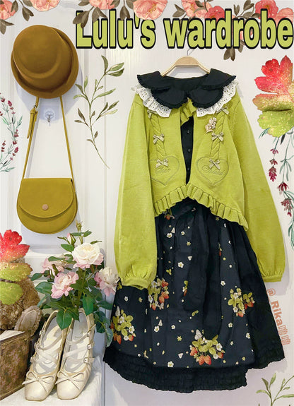 Dark Star Island - Sugar Frost - Sweet Lolita Cardigan Knit Embroidered Sweater