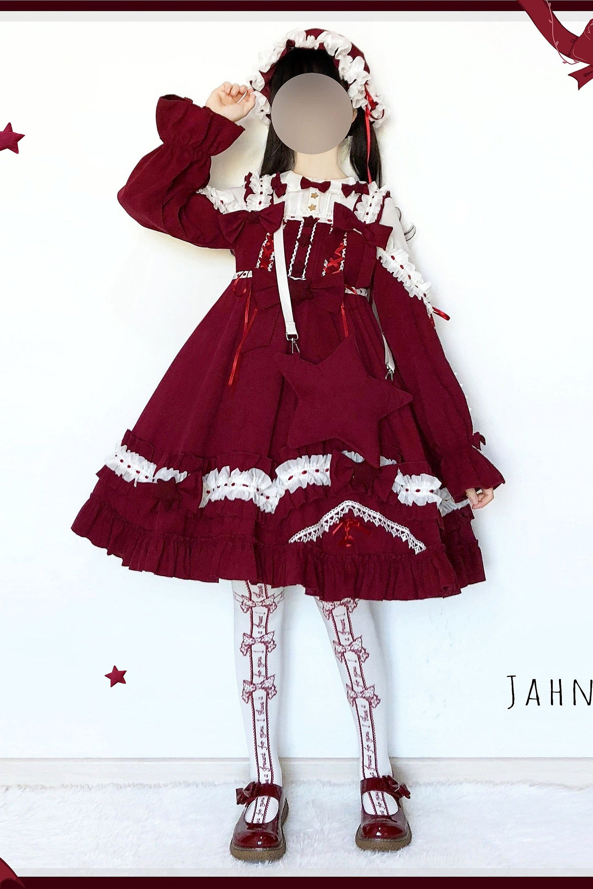Aurora Kiss - Daily Lolita Winter Dress, Long Sleeve