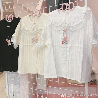 MIST - Sweet Lolita Golilla Short Sleeve Shirt